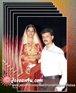 Rajeesh Rebea wedding album photos 